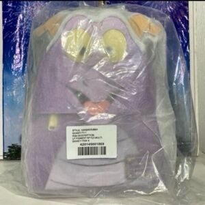 Disney parks Epcot purple holographic Figment Loungefly cosplay mini backpack